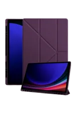 Uray store Samsung Galaxy X930 Tab S11 Ultra 14.6 Kalemlikli Mars Tablet Kılıfı - Mürdüm