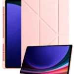 Uray store Samsung Galaxy X930 Tab S11 Ultra 14.6 Kalemlikli Mars Tablet Kılıfı - Rose Gold