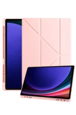 Uray store Samsung Galaxy X930 Tab S11 Ultra 14.6 Kalemlikli Mars Tablet Kılıfı - Rose Gold