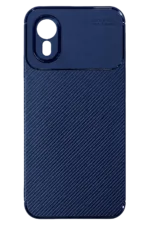 Uray store Samsung Galaxy XCover 7 Kılıf Auto Focus Karbon Kapak - Lacivert - Görsel 3