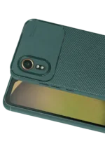 Uray store Samsung Galaxy XCover 7 Kılıf Auto Focus Karbon Kapak - Yeşil - Görsel 2