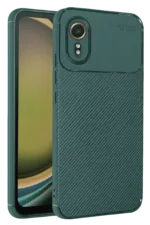 Uray store Samsung Galaxy XCover 7 Kılıf Auto Focus Karbon Kapak - Yeşil