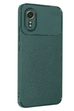 Uray store Samsung Galaxy XCover 7 Kılıf Auto Focus Karbon Kapak - Yeşil - Görsel 3