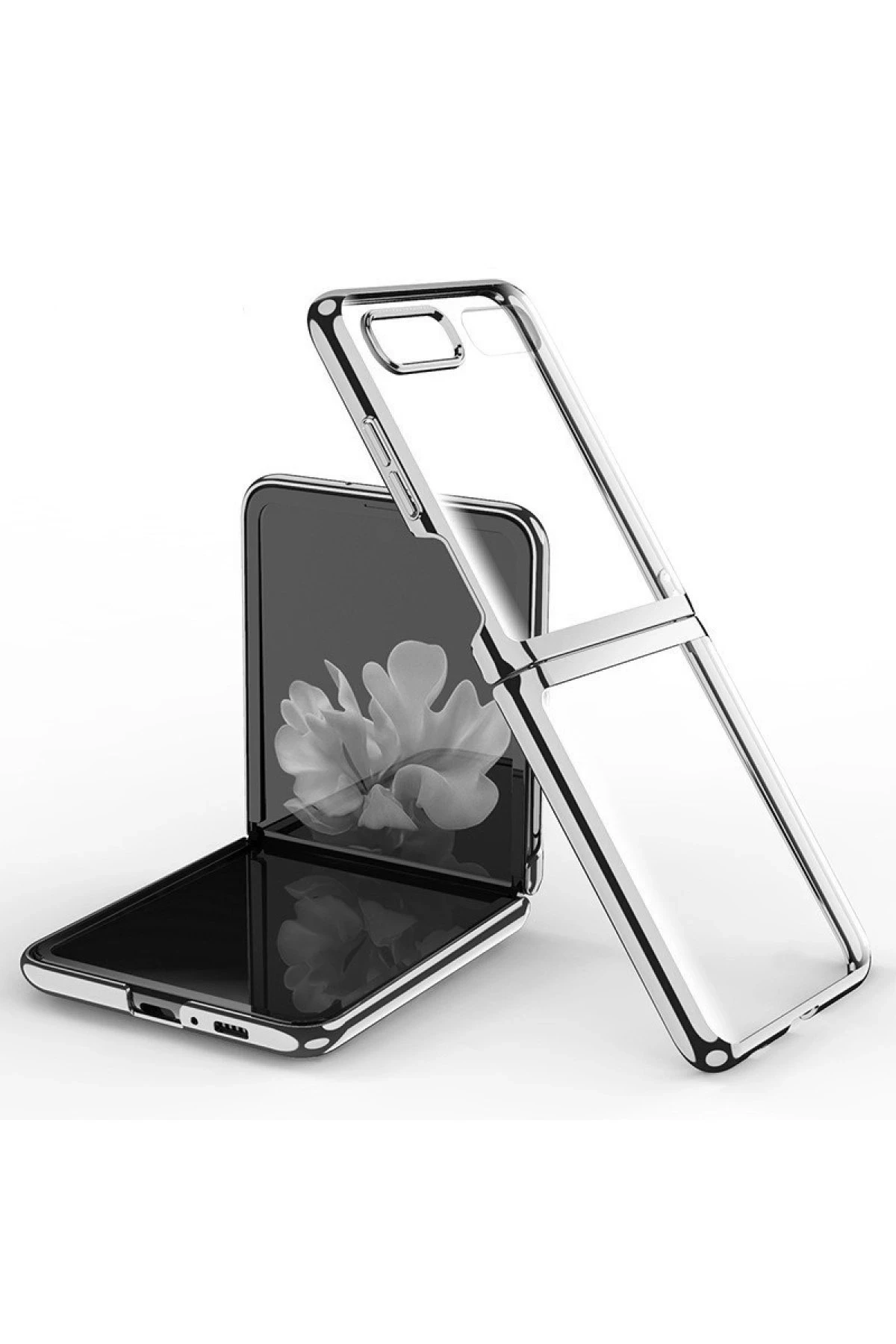 newface-samsung-galaxy-z-flip-4-kilif-fold-element-kapak-gumus-default Uray store Samsung Galaxy Z Flip 4 Kılıf Fold Element Kapak - Gümüş - Görsel 1