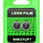Uray store Samsung Galaxy Z Flip 7 Raze Metal Kamera Lens - Gümüş