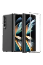 Uray store Samsung Galaxy Z Fold 3 Kılıf Fold TPU Silikon - Şeffaf
