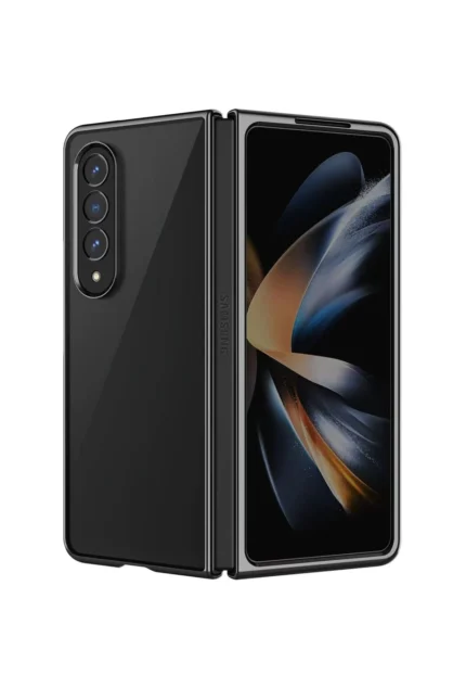 Uray store Samsung Galaxy Z Fold 4 Kılıf Fold Element Kapak - Siyah