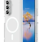 Uray store Samsung Galaxy Z Fold 7 Kılıf Magneticsafe Şeffaf Silikon - Şeffaf