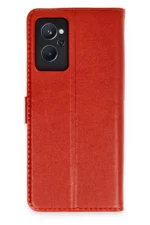Uray store Realme 9i 4G Trend S Plus Kapaklı Kılıf - Kırmızı