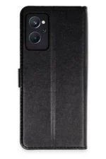 Uray store Realme 9i 4G Trend S Plus Kapaklı Kılıf - Siyah