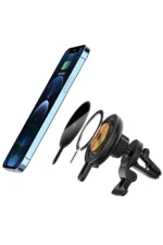 Uray store T9 15W Magsafe Araç Tutucu - Siyah - Görsel 6