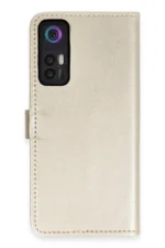 Uray store TCL 30 Kılıf Trend S Plus Kapaklı Kılıf - Gold