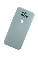 Uray store Tecno Camon 16 Kılıf Nano içi Kadife Silikon - Buz Mavisi - Görsel 3