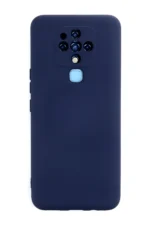 Uray store Tecno Camon 16 Kılıf Nano içi Kadife Silikon - Lacivert