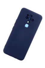 Uray store Tecno Camon 16 Kılıf Nano içi Kadife Silikon - Lacivert - Görsel 3
