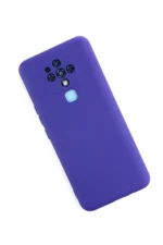 Uray store Tecno Camon 16 Kılıf Nano içi Kadife Silikon - Mor - Görsel 2