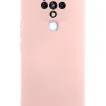 Uray store Tecno Camon 16 Kılıf Nano içi Kadife Silikon - Pudra