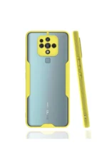 Uray store Tecno Camon 16 Kılıf Platin Silikon - Sarı