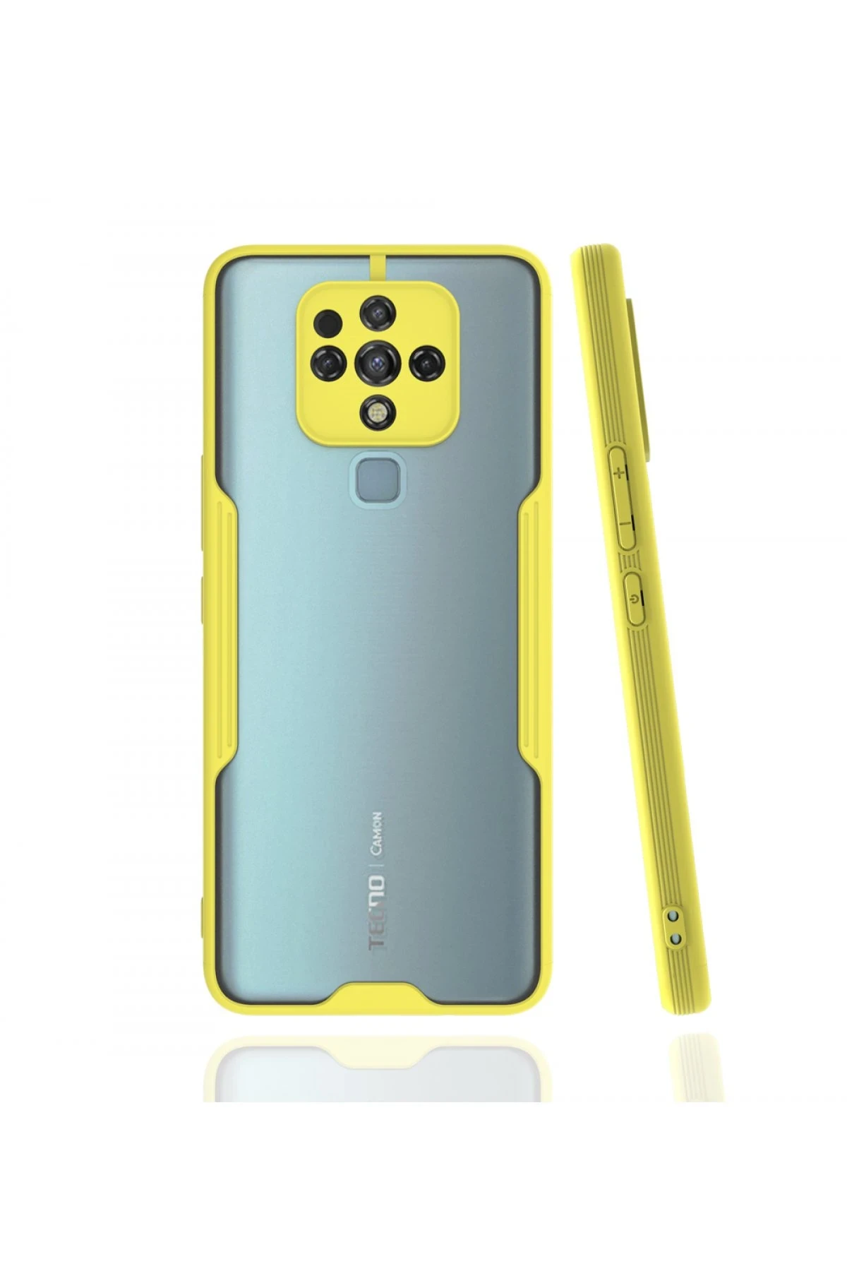 newface-tecno-camon-16-kilif-platin-silikon-sari-default Uray store Tecno Camon 16 Kılıf Platin Silikon - Sarı - Görsel 1