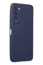 Uray store Tecno Camon 18 Kılıf First Silikon - Lacivert - Görsel 2