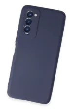 Uray store Tecno Camon 18 Kılıf First Silikon - Lacivert - Görsel 3