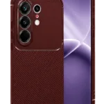 Uray store Tecno Camon 50 Pro 5G Auto Focus Karbon Kapak - Bordo