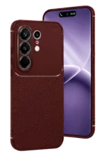 Uray store Tecno Camon 50 Pro 5G Auto Focus Karbon Kapak - Bordo