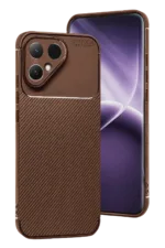 Uray store Tecno Pova Curve 2 5G Auto Focus Karbon Kapak - Kahverengi
