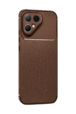Uray store Tecno Pova Curve 2 5G Auto Focus Karbon Kapak - Kahverengi - Görsel 3