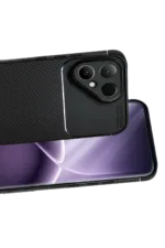 Uray store Tecno Pova Curve 2 5G Auto Focus Karbon Kapak - Siyah - Görsel 2