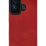 Uray store Tecno Pova Neo Kılıf Loop Deri Silikon - Kırmızı