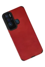 Uray store Tecno Pova Neo Kılıf Loop Deri Silikon - Kırmızı - Görsel 3