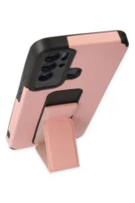 Uray store Tecno Pova Neo Kılıf Mega Standlı Silikon - Pudra - Görsel 2