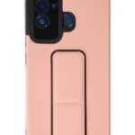 Uray store Tecno Pova Neo Kılıf Mega Standlı Silikon - Pudra