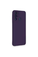 Uray store Tecno Pova Neo Kılıf Nano içi Kadife Silikon - Mor - Görsel 2
