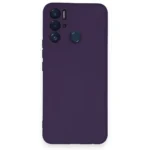 Uray store Tecno Pova Neo Kılıf Nano içi Kadife Silikon - Mor
