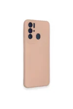 Uray store Tecno Pova Neo Kılıf Nano içi Kadife Silikon - Pudra - Görsel 2