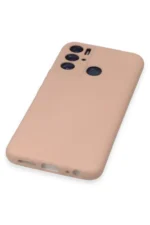 Uray store Tecno Pova Neo Kılıf Nano içi Kadife Silikon - Pudra - Görsel 5