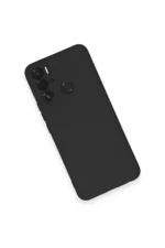 Uray store Tecno Pova Neo Kılıf Nano içi Kadife Silikon - Siyah - Görsel 3