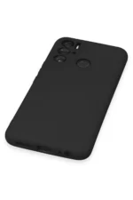 Uray store Tecno Pova Neo Kılıf Nano içi Kadife Silikon - Siyah - Görsel 5