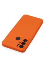 Uray store Tecno Pova Neo Kılıf Nano içi Kadife Silikon - Turuncu - Görsel 3