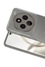Uray store Tecno Spark 30 Kılıf Auto Focus Karbon Kapak - Gri - Görsel 2
