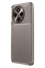 Uray store Tecno Spark 30 Pro Kılıf Auto Focus Karbon Kapak - Gri - Görsel 2