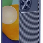 Uray store Tecno Spark 30 Pro Kılıf Auto Focus Karbon Kapak - Lacivert