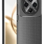Uray store Tecno Spark 30C Kılıf Auto Focus Karbon Kapak - Siyah