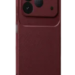 Uray store Tecno Spark 50 4G Auto Focus Karbon Kapak - Bordo