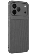 Uray store Tecno Spark 50 4G Auto Focus Karbon Kapak - Gri