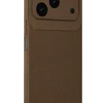 Uray store Tecno Spark 50 4G Auto Focus Karbon Kapak - Kahverengi