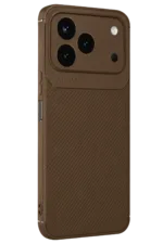 Uray store Tecno Spark 50 4G Auto Focus Karbon Kapak - Kahverengi