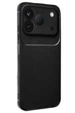 Uray store Tecno Spark 50 4G Auto Focus Karbon Kapak - Siyah